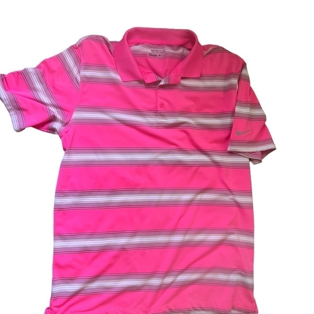 NIKE golf tour, performance‎ dry fit men’s polo, shirt, size large - Picture 2 of 11